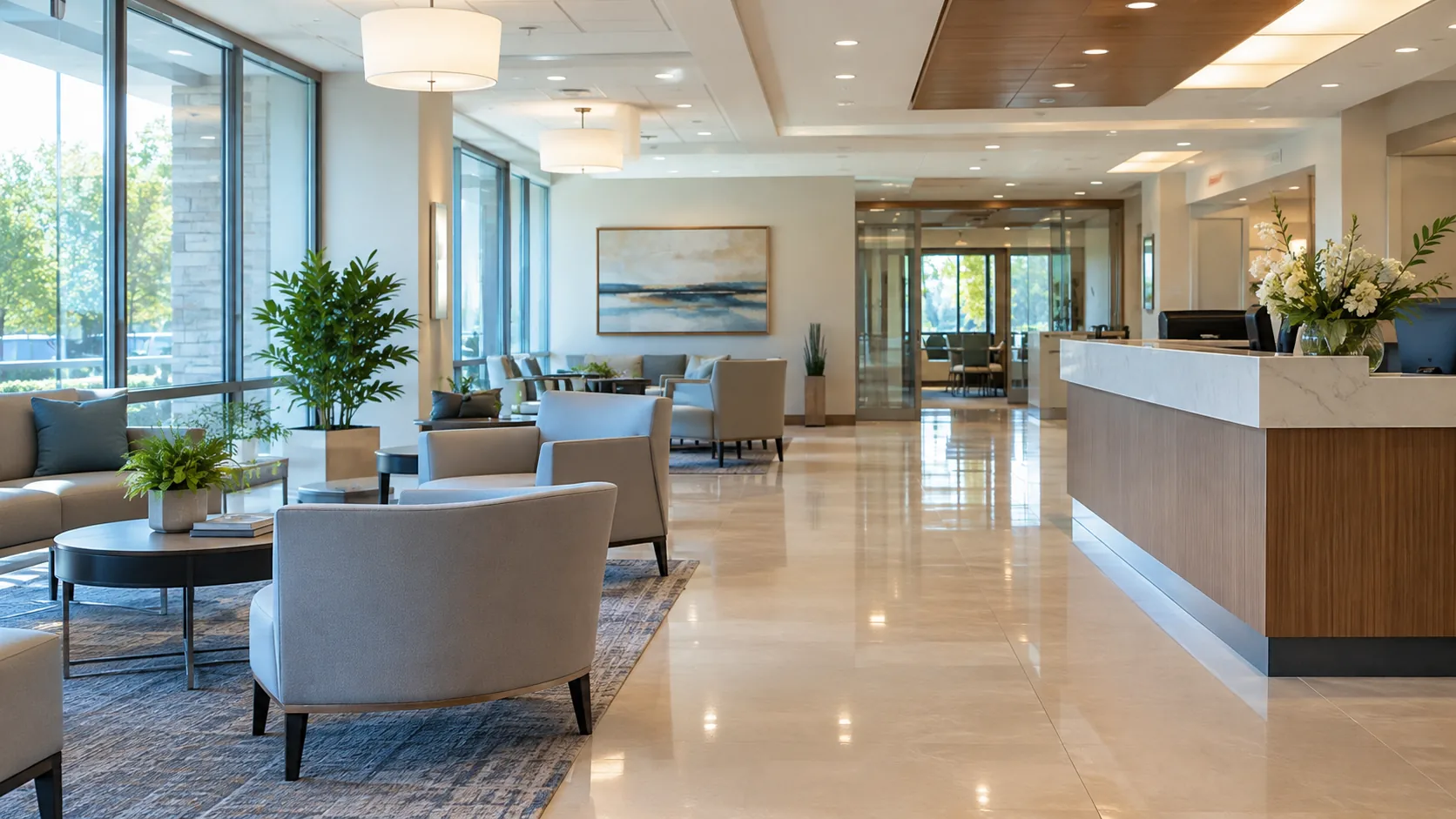 Commercial office interior